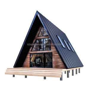 Magic house <span class=keywords><strong>2022</strong></span> – <span class=keywords><strong>maison</strong></span> préfabriquée à toit triangulaire modulaire pour l'extérieur - Product Image 1