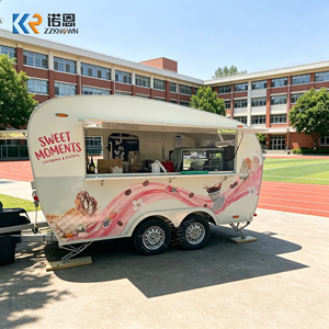 Camion de restauration mobile classique rétro, <span class=keywords><strong>caravane</strong></span> pour la vente de glaces, de café et de crêpes, idéal pour les événements en plein air, la <span class=keywords><strong>location</strong></span> et l'activation de la marque - Product Image 3