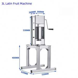 Máquina Manual para Hacer Churros Españoles de 7L, Equipo para Snacks, Rellenadora de Churros, Venta al Por Mayor, Directo de Fábrica - Product Image 6