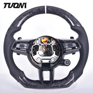 Volante de Fibra de Carbono Forjado Personalizado para 718 Boxster - Product Image 1