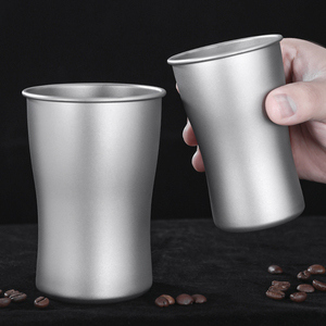 Tasse à bière en titane 240ml/420ml/650ml, tasse multi-usages empilable en titane, tasse à thé et à café pour le camping, <span class=keywords><strong>la</strong></span> <span class=keywords><strong>randonnée</strong></span>, les pique-niques, <span class=keywords><strong>la</strong></span> maison - Product Image 6