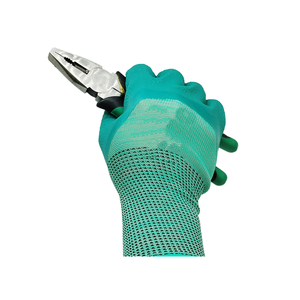 Groene Band Rubber Veiligheidshandschoenen Antislip En Oliebestendig Voor Auto-Onderhoud Tuinieren Oplegger Werk - Product Image 6