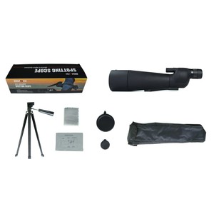 Telescopio Terrestre Recto con Prisma BAK4 Negro 22-66X80 con Trípode y Adaptador para Teléfono para Observación de Aves - Product Image 6