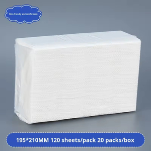 Serviettes de toilette jetables en boîte, en pâte de bois vierge épaissie, personnalisées pour centres commerciaux, hôtels, toilettes, salles de bain et KTV - Product Image 6