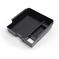 Boîte d'accoudoir de voiture moderne à double couche XINYI pour BYD Atto2 2025, organisateur de rangement de console centrale en ABS+PVC, antidérapant, intérieur automobile