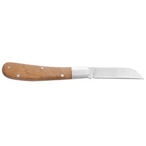 Patrón británico clásico Nail Nick Open Forjado Steel Bolster Hardwood Sepele Scale Slip Joint Plain Edge 2,64 "Lambsfoot Knife - Product Image 3