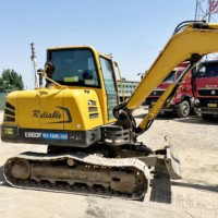 Mini-Excavatrice sur Chenilles Hydraulique E660FL de 6/7/8 Tonnes avec Moteur et Boîte de Vitesses – Engin de Terrassement Compact d'Occasion