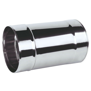 Tubería rígida de acero inoxidable para estufa, revestimiento de chimenea de una sola pared, 60mm / 80mm/100mm, tubo de Metal sólido para caldera - Product Image 2