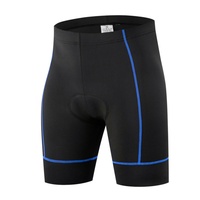 Shorts de cyclisme pour hommes adultes, rembourrés en silicone, évacuant l'humidité, séchage rapide, respirants, tissu 180g pour le cyclisme sportif