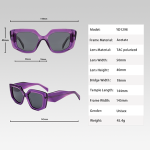 <strong>Factory</strong> Direct Sale Fashion Tortoise <strong>Acetate</strong> Frame Sunglasses <strong>Designer</strong> Custom Logo Polarized Sun Glasses Eyewear for Women Men - Product Image 4
