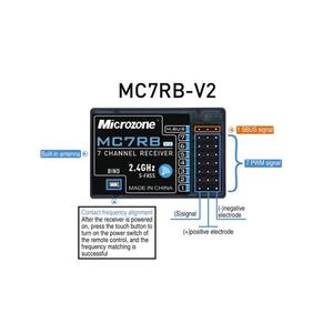 Transmisor de Control Remoto <span class=keywords><strong>Microzone</strong></span> <span class=keywords><strong>MC6C</strong></span> 2.4G 6CH 6C-MINI para Avión RC SU27, Dron, Helicóptero Multirrotor, Coche, Barco - Product Image 4