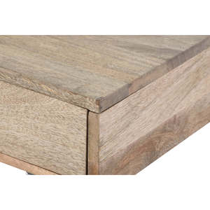 CONJUNTO DE CONSOLA DE MADERA DE MANGO DE 110X41.5X76 PULGADAS con 2 MESA LATERALES - Product Image 4