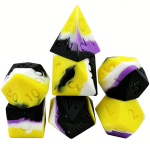 ลูกเต๋าซิลิโคนเปล่าขายส่ง 6 ด้าน สีขาวดำ ลูกเต๋ายางนิ่ม สำหรับงาน DIY ระบายสี พิมพ์โลโก้ตามสั่ง ใช้ในโรงเรียน หรือเกมส์การเรียนการสอน - Product Image 3