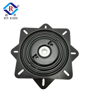 صفيحة دوارة للإرجاع التلقائي للخدمة الشاقة 10 بوصة ، حامل كروي بإرجاع الذاكرة مفتوح من الأعلى ، برشام دوار ، مقعد بار دوار لـ - Product Image 2