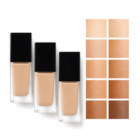 Fond de Teint Liquide Formule Anti-Plis Prête à l'emploi Marque Privée OEM ODM Végane Sans Cruauté Animale Maquillage Professionnel Laboratoire