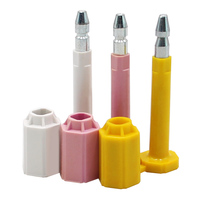 Sello de Seguridad MA-BS9009 de Acero Recubierto de ABS, Impermeable, de Un Solo Uso, a Prueba de Manipulaciones, para Contenedores, Color Amarillo y Blanco Personalizado