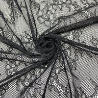 Tissu en maille extensible jacquard Wingtex, 1 mètre MOQ, broderie florale, pour robes de mariée et filles
