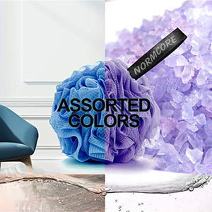 Top di Vendita Su Ordinazione Del Corpo Scrubber Esfoliante La Pelle <span class=keywords><strong>Shower</strong></span> Spugna Da Bagno per Gli Uomini e Le Donne Schiuma Ricca Doccia Pouf Maglia - Product Image 3