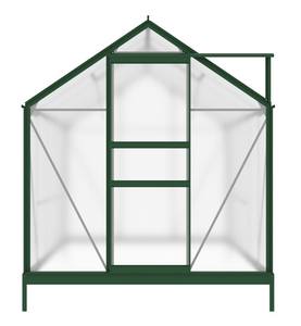 6.2x10.2FT Plantation de graines serre de plain-pied en plein air avec base en métal et cadre en aluminium et panneau PC bâtiment de jardin - Product Image 1