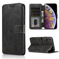 Sarung ponsel kulit Samsung S24, dompet kulit pelindung kartu