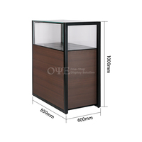 Vitrine de comptoir de bijoux en verre personnalisé moderne haut de gamme présentoir de montres vitrine de bijoux de luxe