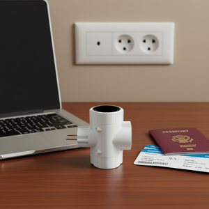 3-Socket <b>Adapter</b> <b>Plug</b> In Travel <b>Power</b> Extension Outlet Connector - Product Image 3