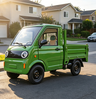Camion de livraison électrique commercial à 4 roues homologué CEE COC, véhicule à énergie nouvelle de 3500W avec cabine fermée, 25 km/h et 45 km/h