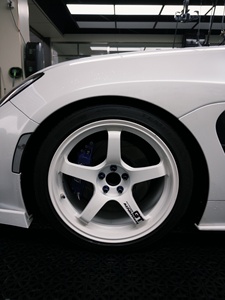 Jantes de course forgées concaves chromées argentées 5 branches 18x8.5 18x9.5 5x114.3 pour <span class=keywords><strong>A110</strong></span> RSX DC5 Z33 Z34 S15 GTR R34 - Product Image 1