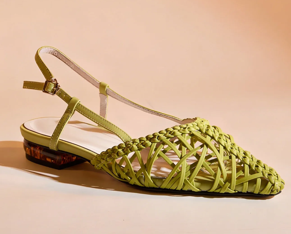 Green Flat Sandals - Stylish & Comfortable Shoes for Women Green Flat Sandals - Stylish & Comfortable Shoes for Women