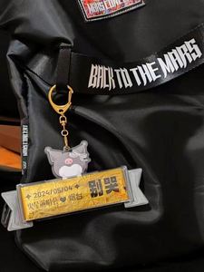Transparent PVC Keychain Pouch with Rechargeable Feature Rectangular Idol Fan Merchandise Holder Streamers Concert <b>Keyring</b> <b>Charm</b> - Product Image 6