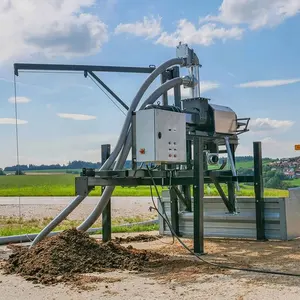 Maquinaria agrícola precio de fábrica máquina automática de secado de estiércol de vaca/máquina de limpieza de estiércol de vaca