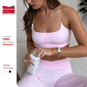 Rompi olahraga Yoga punggung cantik, rompi gaya Amerika Eropa, Atasan ketat untuk olahraga Yoga, cepat kering, berventilasi - Product Image 1