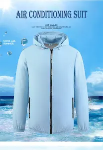 Selling Best M-4XL Custom Outdoor Fishing Men's Hoodies Cooling Jacket With Fan OEM Hiking Waistcoat USB Mens Cooling Vest