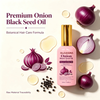Minyak Rambut Ringan Tanpa Bilas Berbahan Dasar Minyak Bawang dan Minyak Habbatussauda, Label Pribadi OEM, Kemasan Besar, Tidak Lengket, Label Pribadi, Kemasan Besar