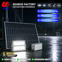 Reflector Exterior de Ahorro de Energía para Estadios Deportivos, Iluminación IP66 Impermeable, 200w, Aluminio Fundido a Presión, Luz Solar LED SMD