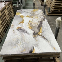Chine Fabricant Grain de marbre 1220x2440/2800mm Feuille de marbre UV flexible