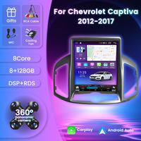 Lecteur multimédia de voiture Android série TS stéréo gps radio pour Chevrolet Captiva 2012-2017 lecteur DVD de voiture écran tactile avec CP