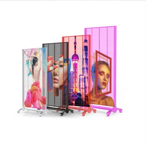 Chất lượng cao P3.91-7.8 trong nhà độ nét cao quảng cáo trong suốt dẫn Màn hình Áp phích 1mwx2mh - Product Image 2