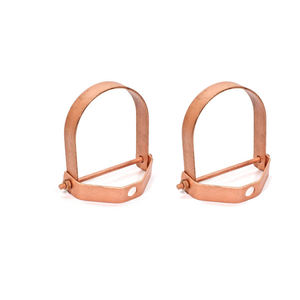 Colgador de horquilla personalizado Tubo de horquilla de cobre Abrazadera de perno en U de cobre de acero inoxidable - Product Image 3