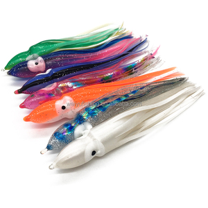 En stock – Leurre souple en PVC Weiyu de 7,5 pouces en forme de jupe de calmar pour leurre de pêche au cabillaud, à la carpe, à la perche (fond/milieu/surface) – Pêche sur glace – 2 pièces/sac - Product Image 4