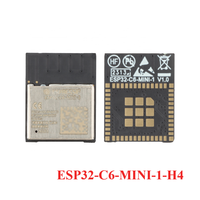 ESP32-C6-WROOM-1 N16 N8 N4 ESP32-C6-WROOM-1U ESP32-C6-MINI-1-H4 N4 2.4G Wi-Fi 6 Ble 5 modul nirkabel Wifi Zigbee 3.0 benang SPI