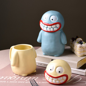 Taza divertida de la risa Taza de cerámica Oficina Café Leche Lindo - Product Image 3