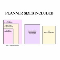 Classique Mini Erin Condren cahier recharge papier A5 taille tournesols et abeilles imprimable planificateur Inserts
