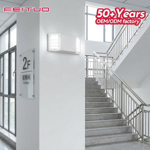 FEITUO OEM ODM <span class=keywords><strong>Lampada</strong></span> di <span class=keywords><strong>Emergenza</strong></span> <span class=keywords><strong>LED</strong></span> a Doppia Testa Montata a Parete in ABS Termoplastico Certificata UL per Uscite e Corridoi - Product Image 1