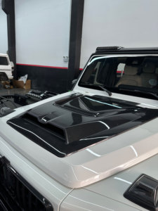 W464 W463 Retrofit Upgrade G63 G500 G400 G450 Modified Dry Carbon Fiber Black Hood for Mercedes-Benz G Class - Product Image 2