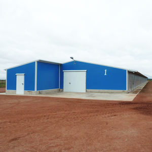 ฟาร์มสัตว์ปีกสังกะสีบ้านไก่โครงสร้างเหล็กโรงเก็บของสร้างเครื่องให้อาหารไก่ไข่และผู้ดื่มพลาสติกอัตโนมัติ - Product Image 4