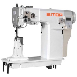 BT810D4/820D4 Computerized Post Bed Single Needle Roller Feed Garment Machine <b>for</b> Heavy <b>Material</b> - Product Image 1