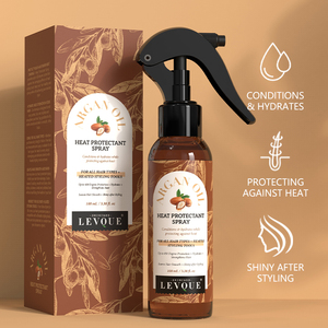 Marque privée Marocaine Huile d'argan <span class=keywords><strong>Cheveux</strong></span> Lissage <span class=keywords><strong>Protecteur</strong></span> Démêlant <span class=keywords><strong>Protecteur</strong></span> de Chaleur <span class=keywords><strong>Spray</strong></span> Soie Droite pour <span class=keywords><strong>Cheveux</strong></span> Secs - Product Image 4