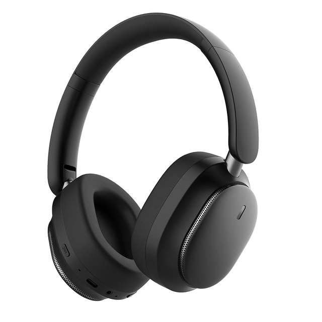 Bt 6.0 Over Ear Headphones Hybrid ANC ENC Noise Cancelling Wireless Headsets 50Hrs Playtime 40mm Bass for Travel Gaming