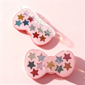 Paleta de Sombras de Ojos Metálicas Brillantes de Diez Colores, Resistentes al Agua y de Larga Duración, Más Vendida, Fabricante con Logotipo Personalizado, Venta al Por Mayor, Uso Diario - Product Image 1